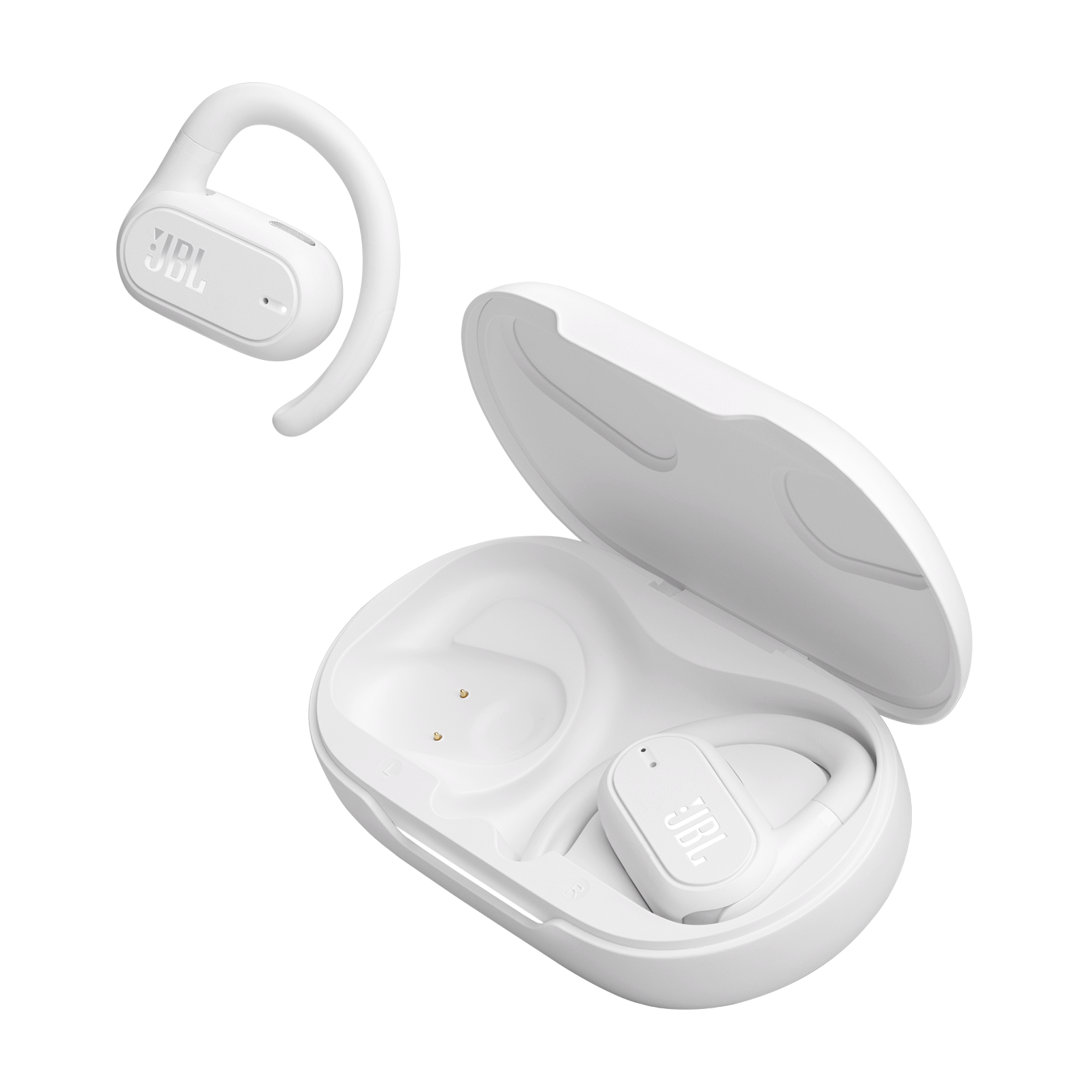 JBL Soundgear Sense - White - True wireless open-ear headphones - Detailshot 7